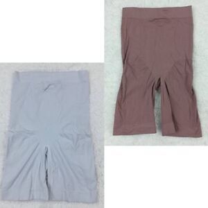 Rhonda Shear Womens Shaping Shorts 2‎ Pack Multicolor Stretch High Rise M New